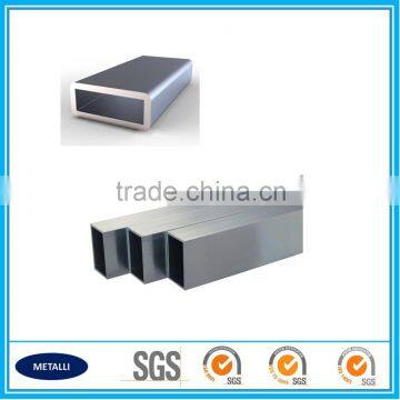 anodized rectangular aluminum tube