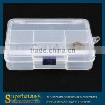 Compact 5 Compartment plastic storage boxes for screws Jewelry Tool Container