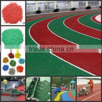 epdm rubber/plastic granule track, artificial turf filling,kindergarten playground, professional, FN-R-141640