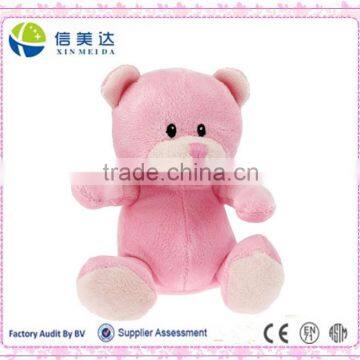 Supersoft Plush Small Baby's Bear with Embroidered Details (Pink)