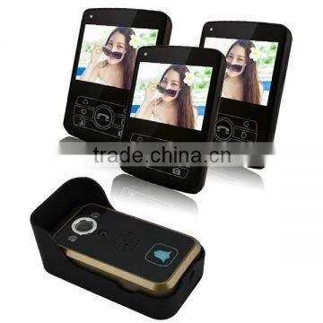 Full Touch Key 2.4GHz Wireless Recordable Video Door Phone