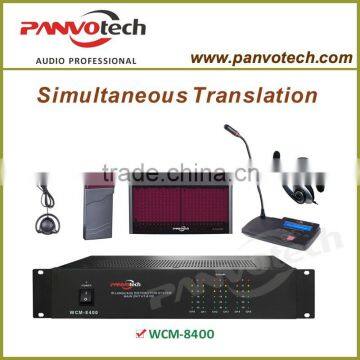 Panvotech infrared headphones system translation WCM-8400