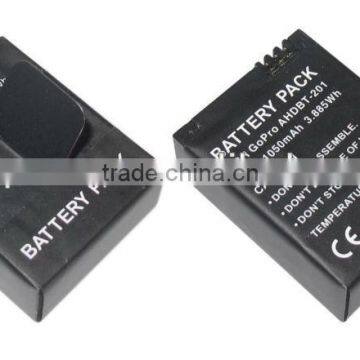 2012 Hot selling!!! Lithium ion battery pack for Gopro hero 3