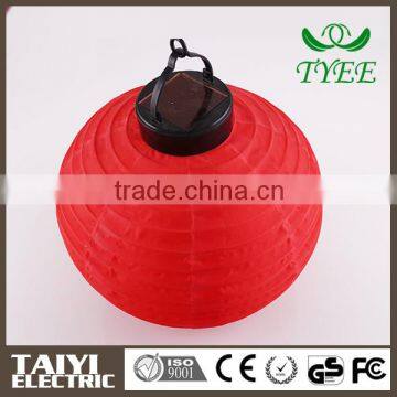 Red Lantern solar garden light