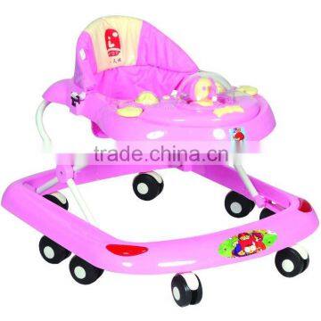 pink baby walker