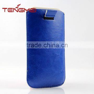 Oil Leather Mobile Phone Bag Easy Carrying, for HTC Phones Universal Case