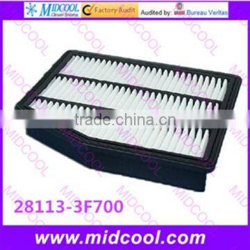 High quality air filter cabinfilter for 28113-3F700 281133F700