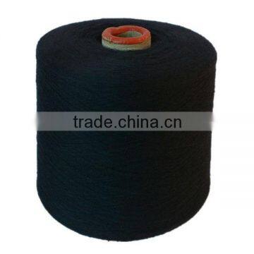 dyed ring spun polyester yarn