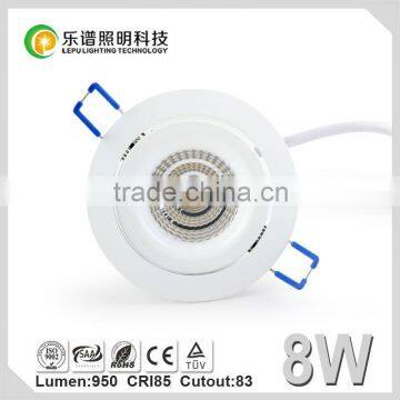Hot Sale Factory Cutout 83mm Sharp COB Downlight LED Viking Reflector CE RoHS SSA