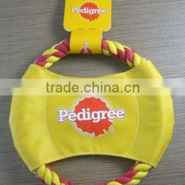 alibaba funny pet frisbee pet toys rope