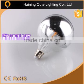 Low temperature decorative bulb, led silver bulb G40 2W wholesale