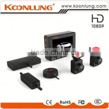 dual lens 1080p Amebarella car dvr 2.7" dual lens car camera