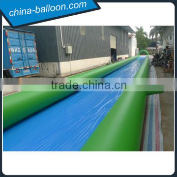 China inflatable long water slide / durable inflatable garden slide for adult and kids