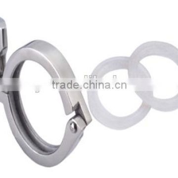 stainless steel heavy duty clamp with gasket