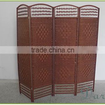 Outdoor cheap wicker folding screen