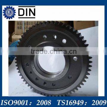 custom steel mini excavator spur gears