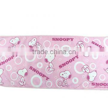 Cartoon 100% Overlock Microfiber Face Towel