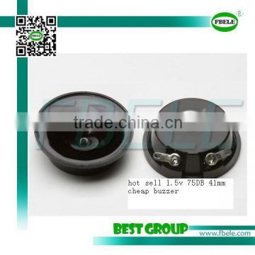 hot sell 1.5v 75DB 41mm cheap buzzer FBUT4113