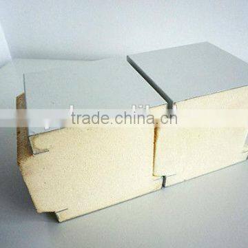 100mm pu sandwich panels with painted steel, stainless steel