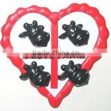 Decoration Fashion Design Cute Resin Giveaway Fridge Magnet
