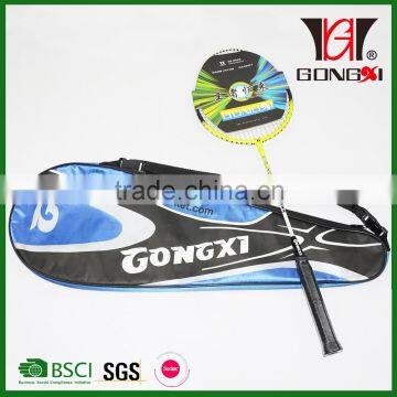 GX-503 YELLOW OEM top brands of badminton rackets/racket badminton/nano power badminton racket