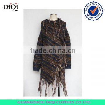 Laides long sleeves warm fluffy cardigan
