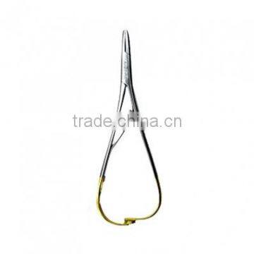 Fishing Needle Holders Half Gold Coated Handle