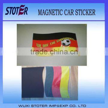 New Promotion Magnetic Car Sticker For2014
