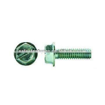 Slotted Hex Washer Head Machine Screw