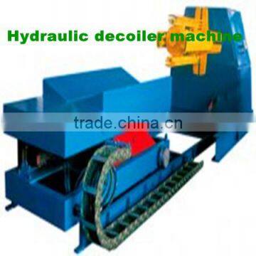 5T Hydraulic uncoiler for roll forming machine with car