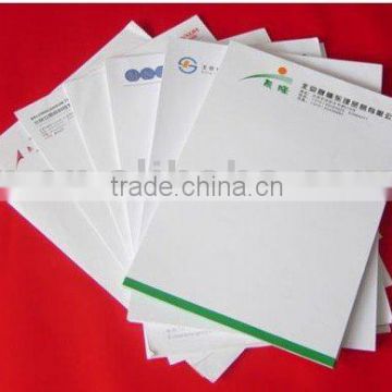 2011 new colorful letterhead notepad