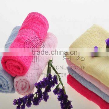 2015 solid bath bamboo fibre towels made in China