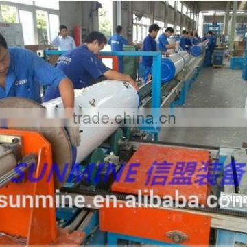 Solar water heater side dishes assembly machine