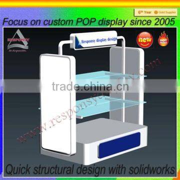 hot sale retail store high-end acrylic cosmetic display stand