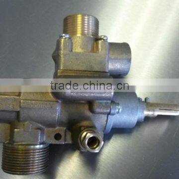 Brass Safety Automatic Emergency Shut-off Gas Control Valve With Pilot Fire Port for Kitchen Equipment photo-2