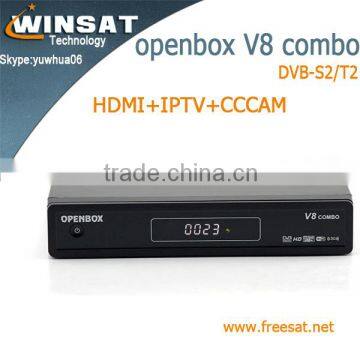 Original tiger t800 full hd satellite receiver DVB-S2/T2 1080P iptv set top box V8 combo with cccam cline porn video