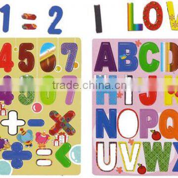 educational kids alphabet fridge magnets