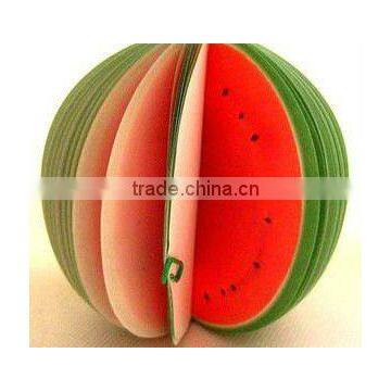 watermelon shape sticky notepads