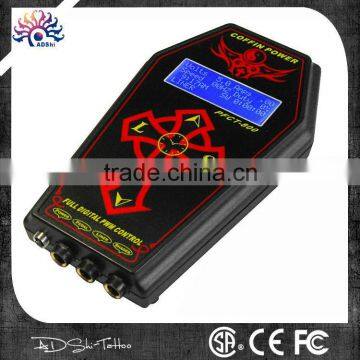 Coffin Hurricane Tattoo Power Supply,pro mini tattoo power box supply for tattoo machine gun kits for tattoo supply,power supply