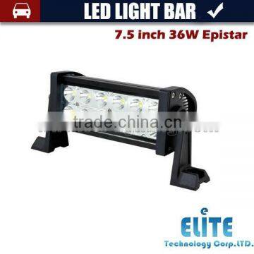 7.5 Inches 2520LM 36W Off Road Truck Work Light Led Flood Double Row Led Light Bar