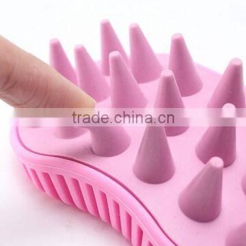 Silicone Hair Brush,shampoo Comb,scalp Massage Brush photo-4