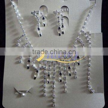 fashion simple design bridal jewelry set