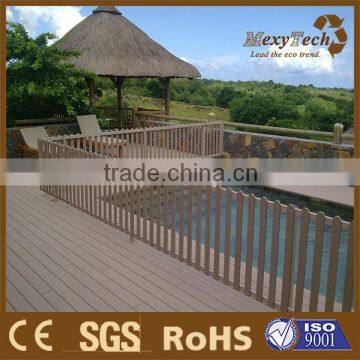 customize side wood plastic composite picket fence