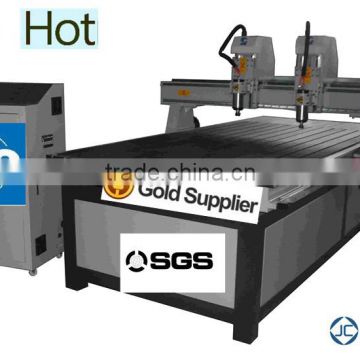 Hot sales double head CNC router wood engraving machine