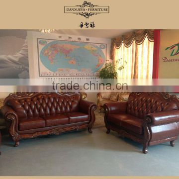 Shunde Newland furniture factory hot sale classic leather sofa