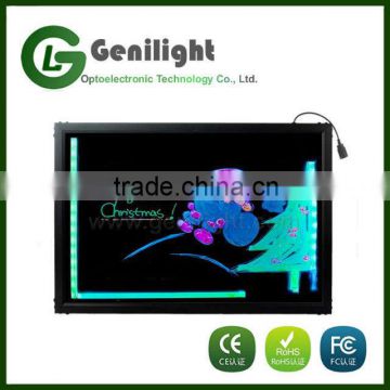 60*40 Advertising Acrylic Led Writing Board with a Fluorescent Pen