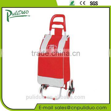 Customzied Pattern Climbing-stair Folding Shoppping Trolley Bag