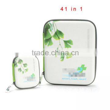 Latest development 41 in 1 customized pattern PE home First aid kit with FDA certification