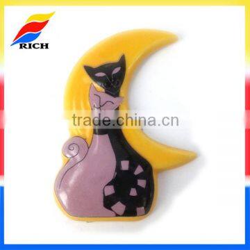 Custom souvenir promotional ceramic refrigerator magnets sticker