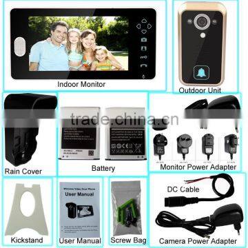 7inch Video Door Phone Security Camera System Video Doorbell photo-4